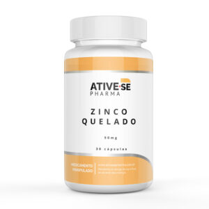 Zinco Quelado (50 mg) – 30 Cápsulas